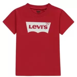 Image of Levis 1st Batwing Logo T Shirt - Red