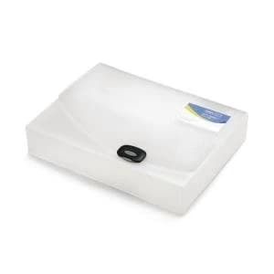 Image of Rapesco Rigid Wallet Box File 60mm Capacity 600 Sheets A4 Clear 0714