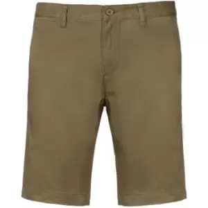 Image of Kariban Mens Chino Bermuda Shorts (3XL) (Light Khaki)