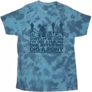Image of The Beatles - Let it Be Songs Unisex XX-Large T-Shirt - Blue