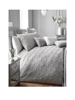 Image of By Caprice Home Ruby Silver Double Duvet Cover Set