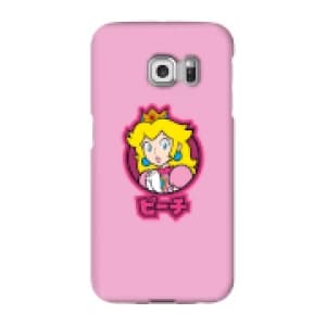 Image of Nintendo Super Mario Peach Kanji Phone Case - Samsung S6 Edge - Snap Case - Gloss