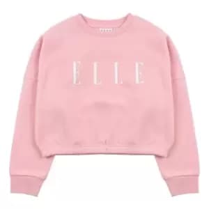 Image of Elle Oversized Crew Sweatshirt - Pink