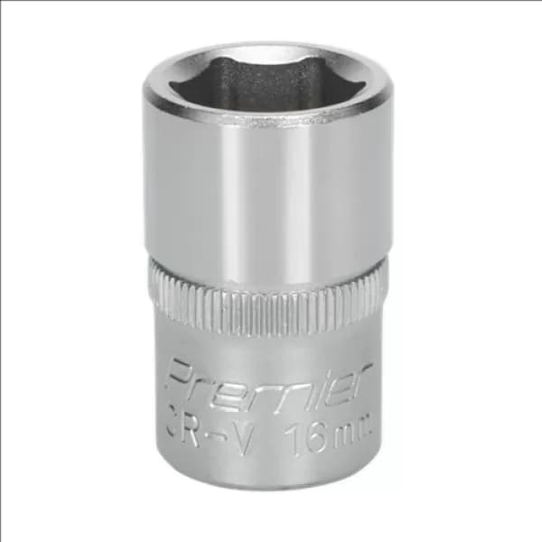 Image of Genuine SEALEY S1216 WallDrive® Socket 16mm 1/2Sq Drive