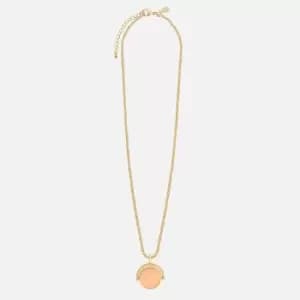 Image of Joma Jewellery Womens Positivity Pendants Live Love Sparkle Necklace - Gold
