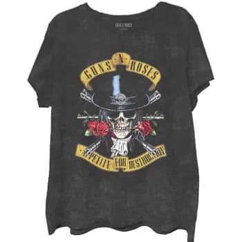 Image of Guns N' Roses - Appetite Washed Unisex Small T-Shirt - Black