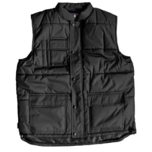 Image of Portwest Mens Classic Showerproof Bodywarmer Black 3XL