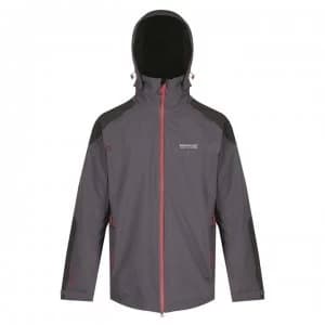 Image of Regatta Oklahoma Jacket Mens - Seal Grey/Blk