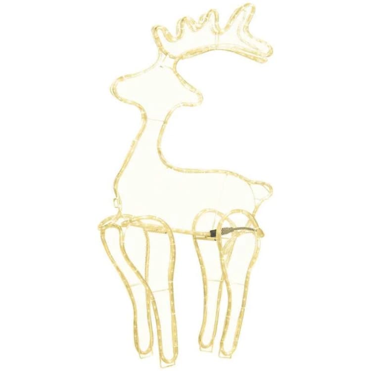 Image of VIDAXL Vidaxl - Reindeer Christmas Decoration with Mesh 306 LEDs 60x24x89cm 8720286005811