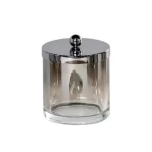 Image of Showerdrape Glass Large Storage Jar - Ombre