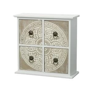 Image of White & Lime Patterned Drawers By Heaven Sends