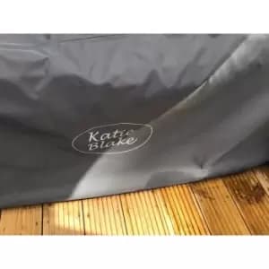 Image of Katie Blake Seville 6 Seater Rectangular Fire Pit Set Cover, Nylon, Check