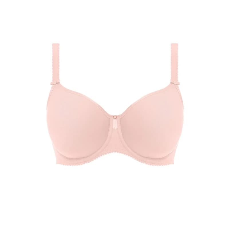 Image of Fantasie Womens Rebecca Essentials Moulded Spacer Bra in Pink Size: 30D Pink Female 30D