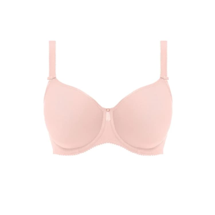 Image of Fantasie Womens Rebecca Essentials Moulded Spacer Bra in Pink Size: 30D Pink Female 30D