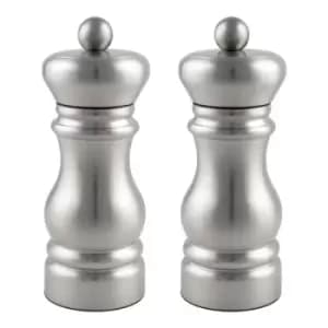 Image of G-MILL Stainless Steel Salt & Pepper Mill 2 Piece 11cm