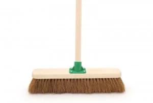 Image of Coco Soft Broom with Handle 18" G.01/Black