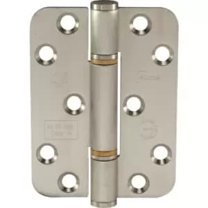 Image of Eclipse Grade 14 Insignia Thrust Bearing Radius Hinge Satin (2 Pack) in Silver Stainless Steel