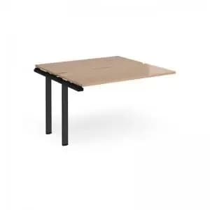 Image of Adapt sliding top add on unit single 1200mm x 1200mm - Black frame and