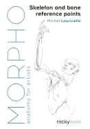 Image of morpho skeleton and bone reference points anatomy for artists