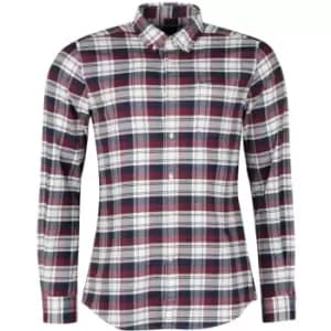 Image of Barbour Stonewell Tailored Fit Shirt - Red