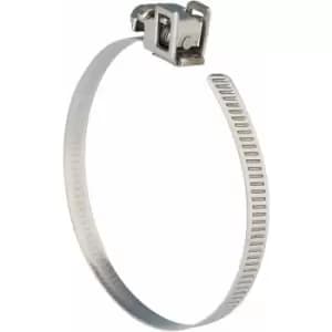 Image of Jubilee 7mm Fliplock Strap SS 45-75mm x 10 - Silver