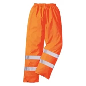 Image of Portwest Hi Vis Rain Trousers Orange 5XL