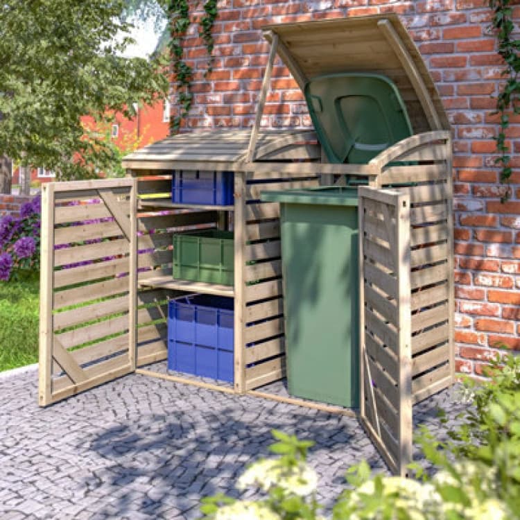 Image of Rowlinson Rowlinson Timber Single Bin With Box Store 1BIN1BOX