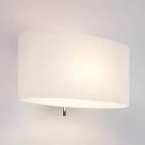 Image of Tokyo Switched 1 Light Indoor Wall Light White Glass, E14
