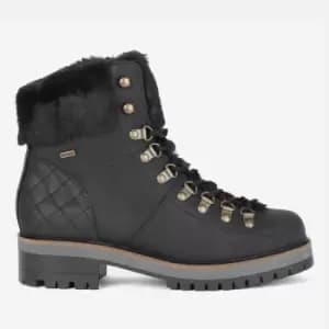 Image of Barbour Womens Holly Hiking-Style Leather Boots - UK 4