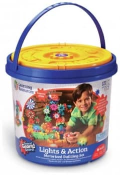 Image of Learning Resources Gears Lights Action Motorised Set.