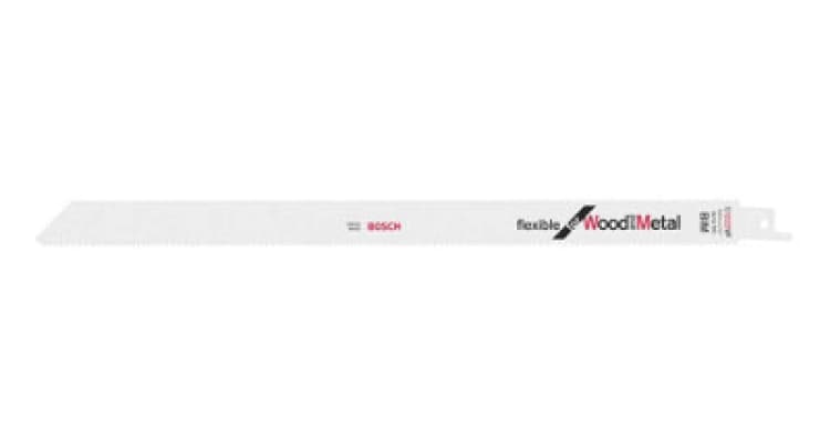 Image of Bosch S1222VF Wood and Metal Cutting Reciprocating Sabre Saw Blades 2608656043 Pack Qty: Pack of 2