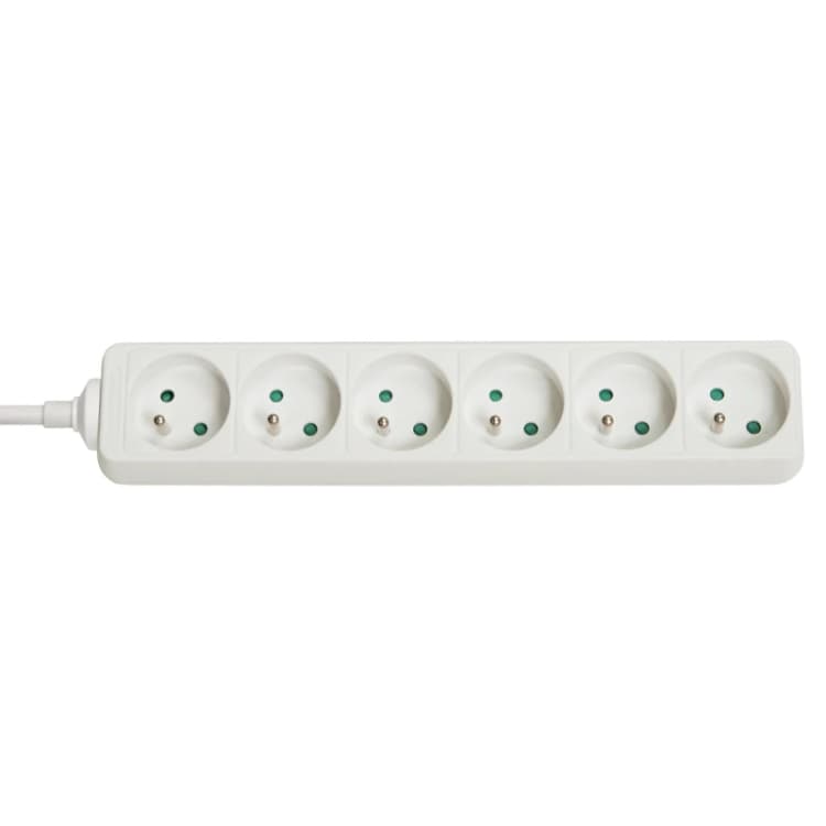 Image of Lindy 73125 power extension 6 AC outlet(s) Indoor White