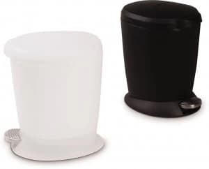 Image of simplehuman 6L Plastic Pedal Bin White