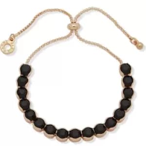 Image of Ladies Anne Klein Jewellery Base metal BR SLIDER-GLD/JET