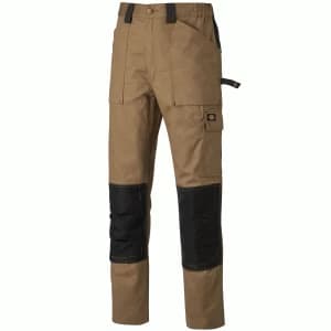 Image of Dickies Mens Grafter Duo Tone 290 Trousers Khaki / Black 32" 31"
