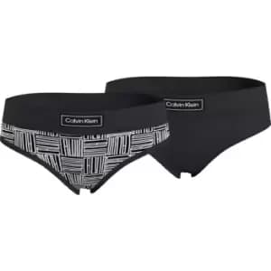 Image of Calvin Klein 2PK Bikini-Heritage - Black