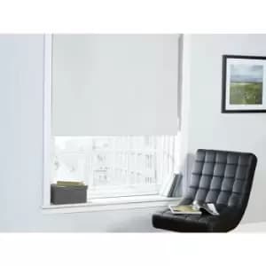 Image of Thermal Blackout White 90cms Wide Straight Edged Roller Blind