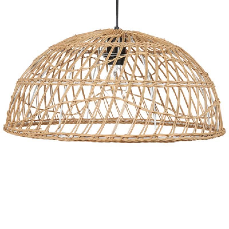 Image of Beliani Pendant Lamp Ravine Rattan Natural