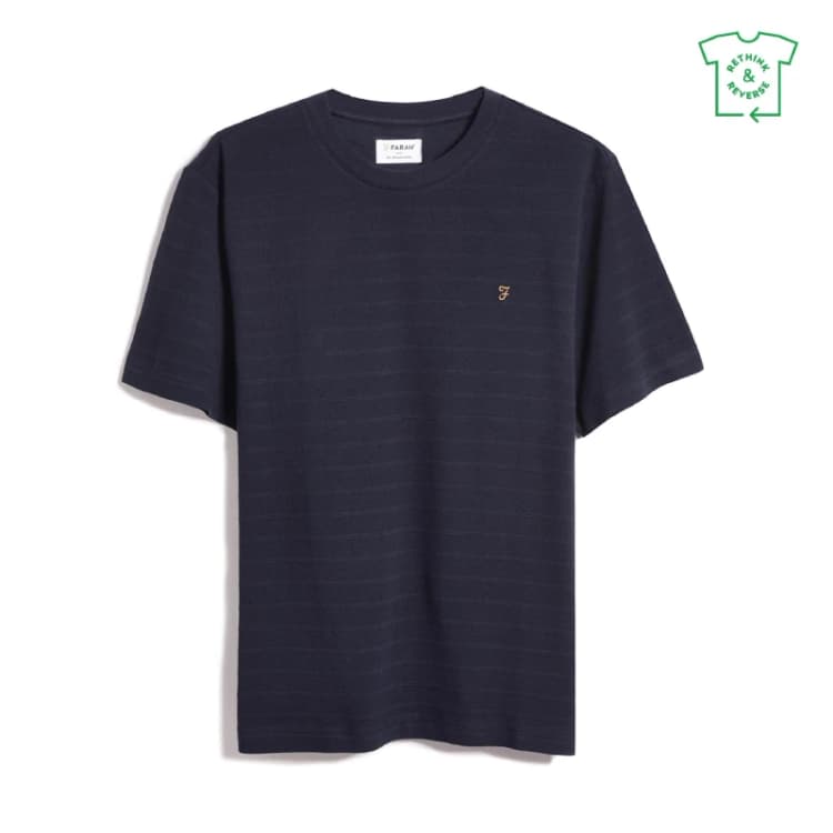 Image of Farah Buster Stripe - Blue Blue XS