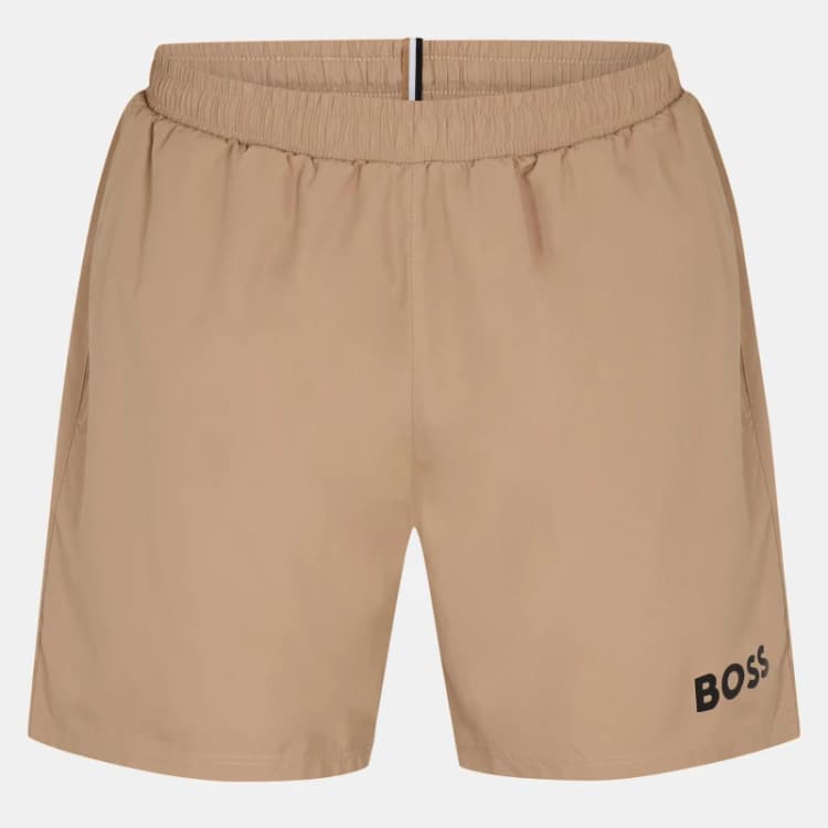 Image of Boss Mens Dolphin Swim Shorts Medium Beige male S
