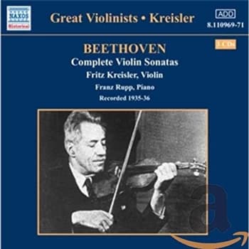 Image of Ludwig van Beethoven - Complete Violin Sonatas (Kriesler, Rupp) CD