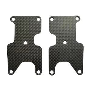 Image of Team Associated Rc8B3.2 Ft Rear Susp. Arm Inserts Carbon 1.2Mm