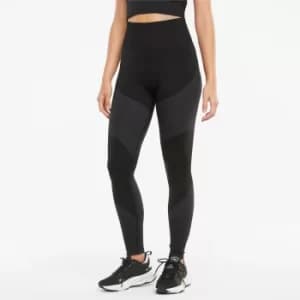 Image of PUMA Seamless High Waist 7/8 Womens Training Leggings, Asphalt Grey, size X Small, Clothing