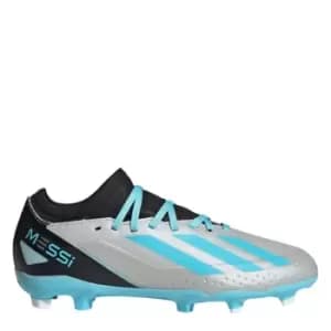 Image of adidas X .3 Junior Firm Ground Football Boots - Silver