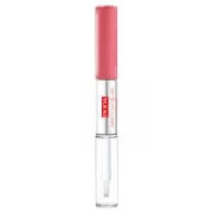 Image of PUPA Made To Last Waterproof Lip Duo - Liquid Lip Colour and Top Coat - Sweet Pink 4ml