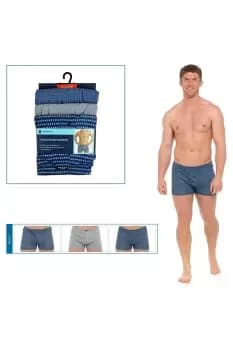 Image of Patterned Jersey Boxer Shorts (3 Pairs)