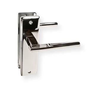 Image of LocksOnline Delta Door Handle Set on Backplate