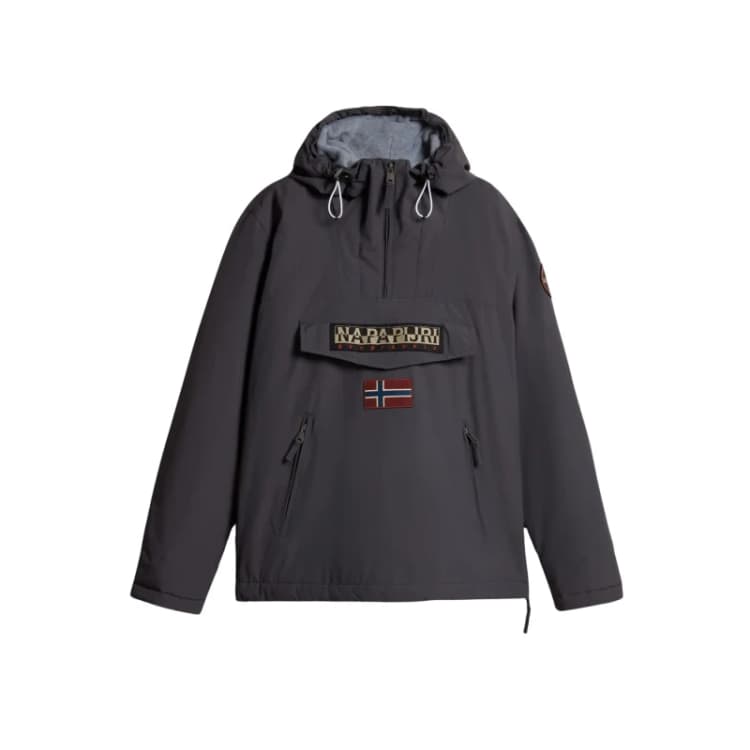 Image of Waterproof jacket with 2 pockets Napapijri Rainforest Gris Male M