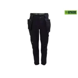 Image of Apache Calgary Black Stretch Holster Trousers Waist 36" Leg 29in