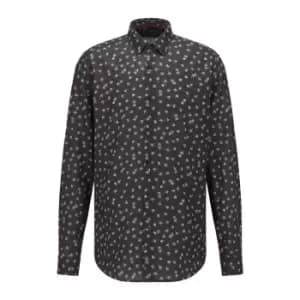 Image of Boss Boss Lukas Floral Shirt Mens - Black